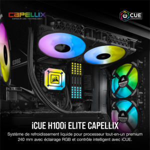خنک کننده پردازنده مدل Corsair iCue H100i Elite Capellix
